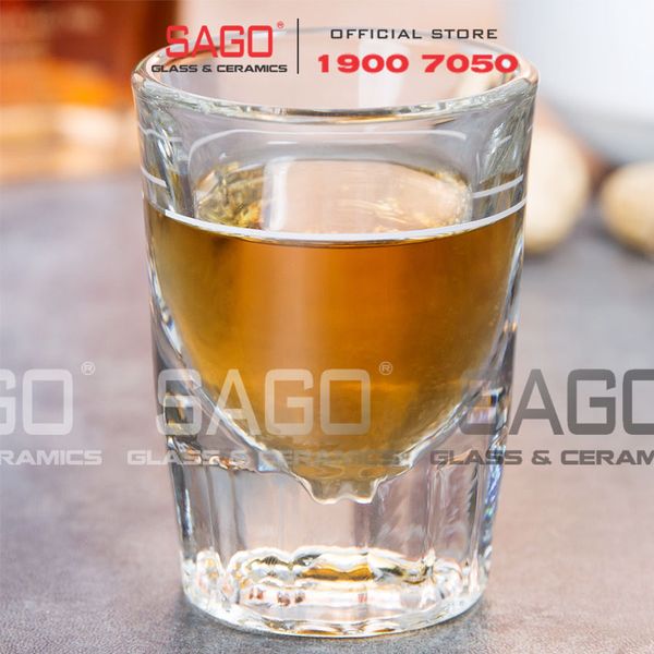  LIBBEY 5126 - Ly Thủy Tinh Libbey Fluted Shot Glass 59ml | Thủy Tinh Cao Cấp 