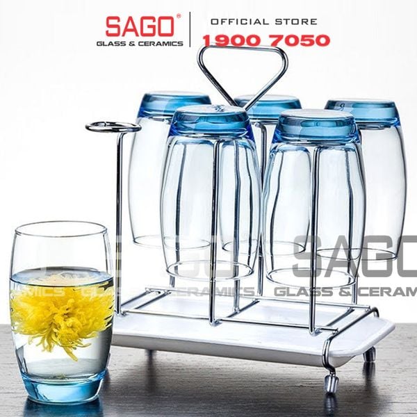  Luminarc J1585 - Ly Thủy Tinh Luminarc Salto Ice Blue 350ml | Thủy Tinh Cao Cấp 