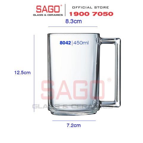  Luminarc L8042 - Ly Thủy Tinh Luminarc Fitness 450ml  |Thủy Tinh Cao Cấp 