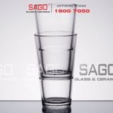  LIBBEY 15790 - Ly Thủy Tinh Libbey Stacking Mixing Glass 473ml  | Thủy Tinh Cường Lực Nhập Khẩu U.S 