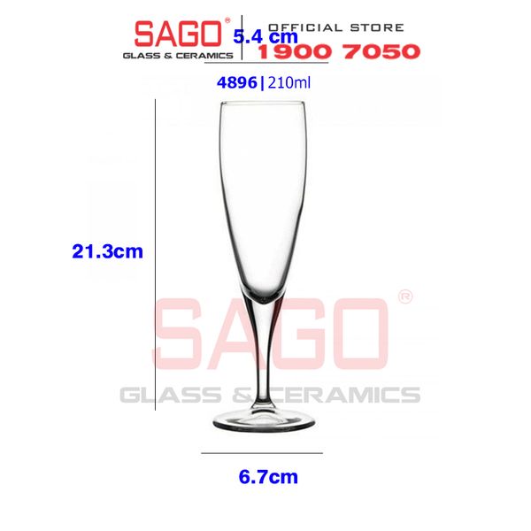  Pasabahce 44896 - Ly Thủy Tinh Pasabahce lyric white wine 210ml | Nhập Khẩu Thổ Nhĩ Kỳ 