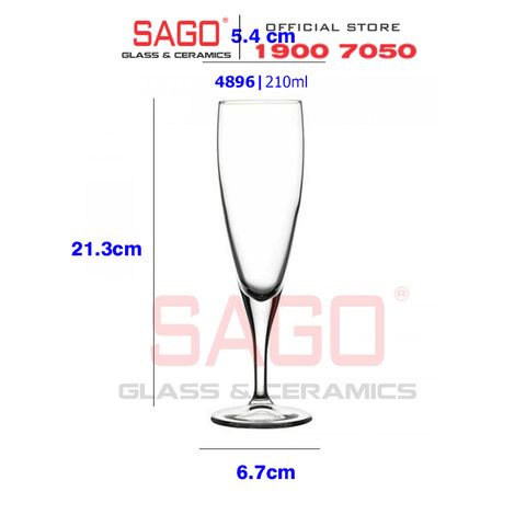  Pasabahce 44896 - Ly Thủy Tinh Pasabahce lyric white wine 210ml | Nhập Khẩu Thổ Nhĩ Kỳ 