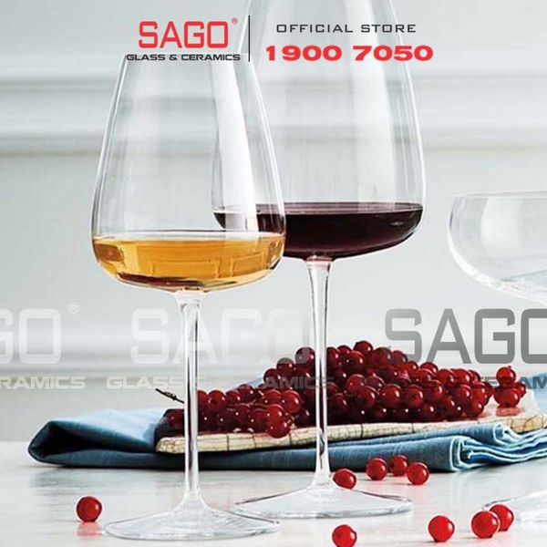  Luigi Bormioli A12731 - Ly thủy tinh Pha Lê Luigi Bormioli Meravigliosi Barolo Shiraz Crystal Glasses 700ml | Nhập Khẩu Italy 