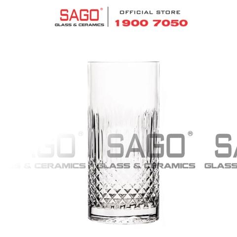  Luigi Bormioli 12770/02 - Ly thủy tinh Pha Lê Luigi Bormioli Tumbler Diamante Bevera Crystal Glasses 480ml | Nhập Khẩu Italy 
