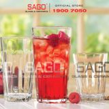  LIBBEY 15640 - Ly Thủy Tinh Libbey Paneled Tumbler Juice 266ml | Thủy Tinh Cao cấp 