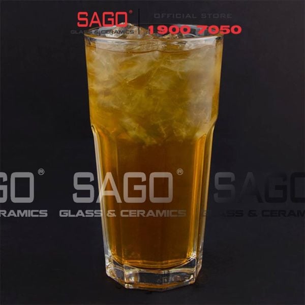  LIBBEY 15256 - Ly thủy tinh Cường Lực Libbey Gibraltar Cooler DuraTuff  473ml | Thủy Tinh Cao Cấp 