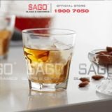  LIBBEY 15242 - Ly Thủy Tinh Cường Lực Libbey Gibraltar Rocks DuraTuff 266ml | Thủy Tinh Cao Cấp 
