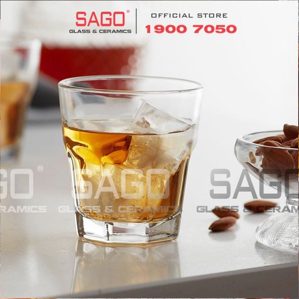 LIBBEY 15242 - Ly Thủy Tinh Cường Lực Libbey Gibraltar Rocks DuraTuff 266ml | Thủy Tinh Cao Cấp 
