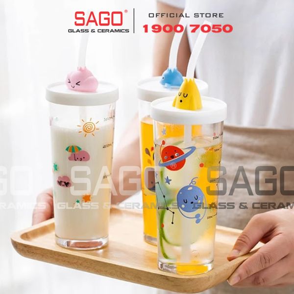  Luminarc P9886/P9887/P9888 - Ly Thủy Tinh Chia Vạch Luminarc Lille Scale 425ml | Tùy Chọn Hình Ngộ nghĩnh 