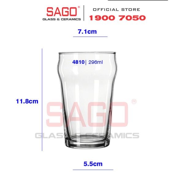  LIBBEY 4810 - Ly thủy tinh Libbey English Pub glass 296ml | Thủy Tinh Cao Cấp 