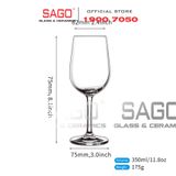  IDELITA 81CD35 - Ly thủy tinh Pha Lê IDELITA Rhone Red Wine Crystal Glasses 350ml | Thủy Tinh Pha Lê Cao cấp 