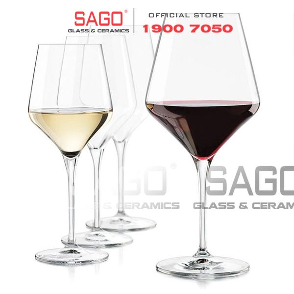  LIBBEY 9326 - Ly Thủy Tinh Libbey Prism 24 Oz Wine 710ml | Nhập Khẩu USA 