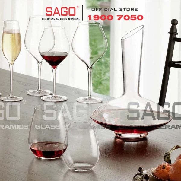  Luigi Bormioli A08744 - Ly thủy tinh Pha Lê Luigi Bormioli Atelier Barolo Shiraz Crystal Glasses 800ml | Nhập Khẩu Italy 