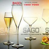  Luigi Bormioli A08748 - Ly thủy tinh Pha Lê Luigi Bormioli Atelier Prosecco Champagne Crystal Glasses 270ml  | Nhập Khẩu Italy 