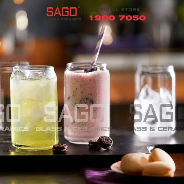  LIBBEY 266 - Ly Thủy Tinh Libbey Glass Can 591ml | Thủy Tinh Cao Cấp 