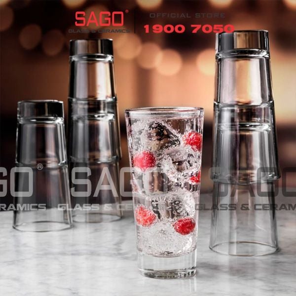  LIBBEY 15713 - Ly thủy tinh Cường Lực Libbey Endeavor Beverage ( DuraTuff ) 355ml | Thủy Tinh Cao Cấp 