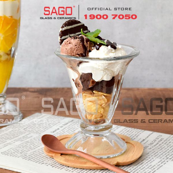  LIBBEY 5115 - Ly thủy tinh Libbey Fountainware Tulip Sundae 192ml | Nhập Khẩu USA 