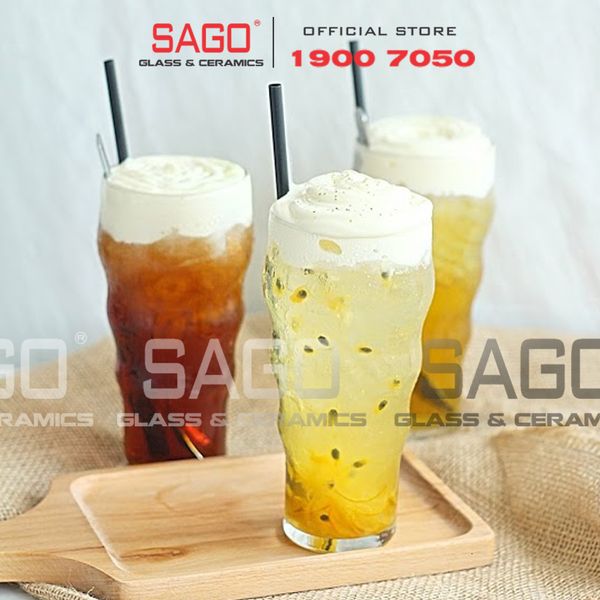  LIBBEY 713 - Ly Thủy Tinh Libbey Govener Clinton Soda 473ml | Thủy Tinh Cao Cấp 