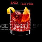  Luigi Bormioli 12328/02 - Ly thủy tinh Pha Lê Luigi Bormioli Tumbler Charme DOF Crystal Glasses 380ml | Nhập Khẩu Italy 