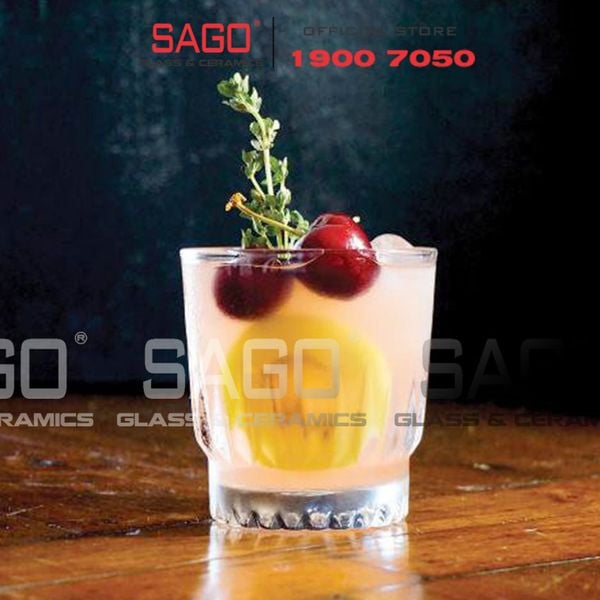  LIBBEY 15453 - Ly Thủy Tinh Libbey Winchester Dura Tuff Rock 163ml | Nhập Khẩu U.S 
