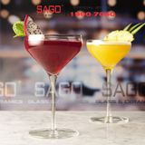  LIBBEY 9329 - Ly Thủy Tinh Libbey Master Reserve Prism Coupe 237ml | Nhập Khẩu USA 