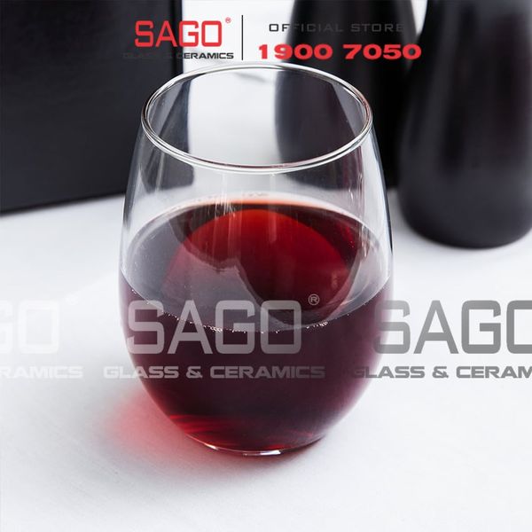  LIBBEY 213 - Ly Thủy Tinh Libbey Stemless wine 444ml | Nhập Khẩu E.U 