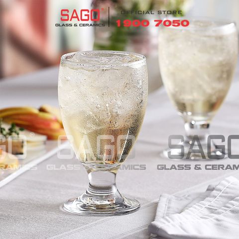  Pasabahce 44701 - Ly Thủy Tinh Pasabahce Capri Banquet Goblet Glass 286ml | Nhập Khẩu Thổ Nhĩ Kỳ 