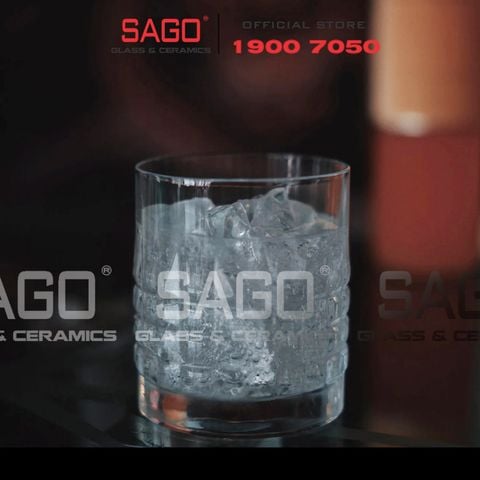  Luigi Bormioli 12328/02 - Ly thủy tinh Pha Lê Luigi Bormioli Tumbler Charme DOF Crystal Glasses 380ml | Nhập Khẩu Italy 