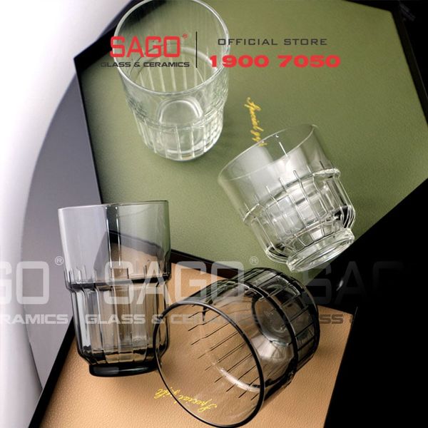  LIBBEY 820522 - Ly Thủy Tinh Libbey LINQ Rocks 266ml | Nhập Khẩu E.U 
