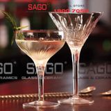  Luigi Bormioli A12459 - Ly thủy tinh Pha Lê Luigi Bormioli Mixology Martini Crystal Glasses 215ml | Nhập Khẩu Italy 