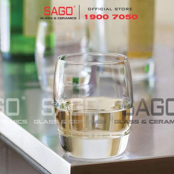  LIBBEY 2341 - Ly Thủy Tinh Libbey Endessa Rocks 207ml | Thủy Tinh Cao Cấp 