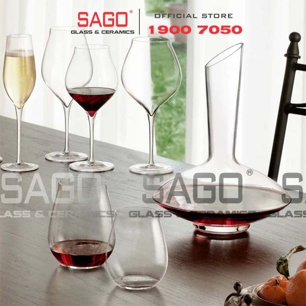  Luigi Bormioli A11830 - Ly thủy tinh Pha Lê Luigi Bormioli Vinea Nebbiolo Barolo Crystal Glasses 800ml | Nhập Khẩu Italy 