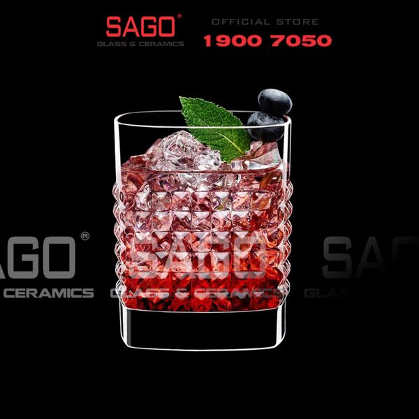  Luigi Bormioli 12344/02 - Ly thủy tinh Pha Lê Luigi Bormioli Tumbler Elixir DOF Crystal Glasses 380ml | Nhập Khẩu Italy 