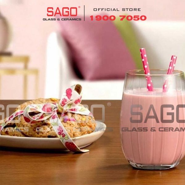  Deli JS5139-2 - Ly Thủy Tinh Deli Linka Glass 380ml | Thủy Tinh Cao Cấp 