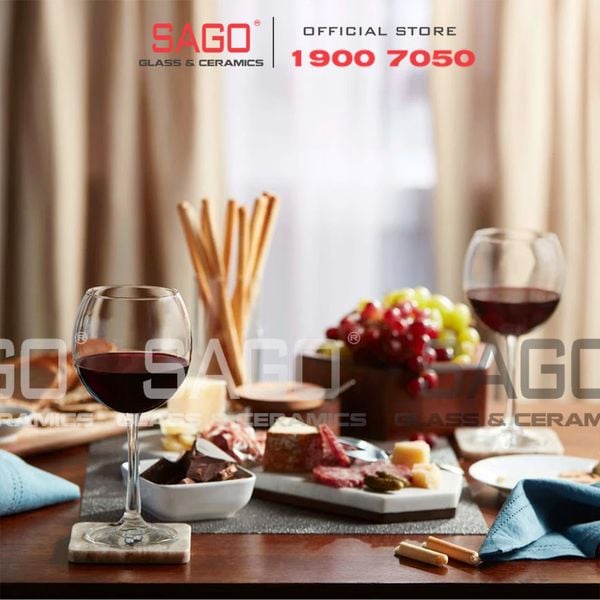  LIBBEY 7505 - Ly Thủy Tinh Libbey Vina Balloon 540ml | Nhập Khẩu E.U 