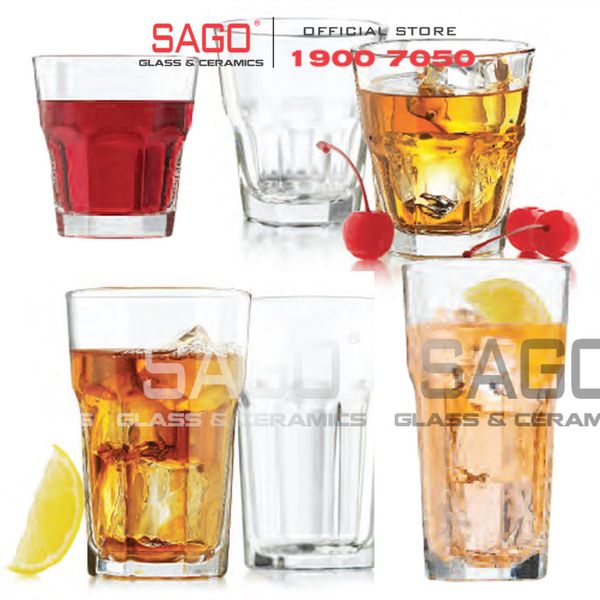  LIBBEY 15245 - Ly Thủy Tinh Cường Lực Libbey Gibraltar Rocks DuraTuff 207ml | Thủy Tinh Cao Cấp 