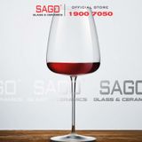  Luigi Bormioli A12733 - Ly thủy tinh Pha Lê Luigi Bormioli Meravigliosi Barolo Shiraz Crystal Glasses 450ml | Nhập Khẩu Italy 