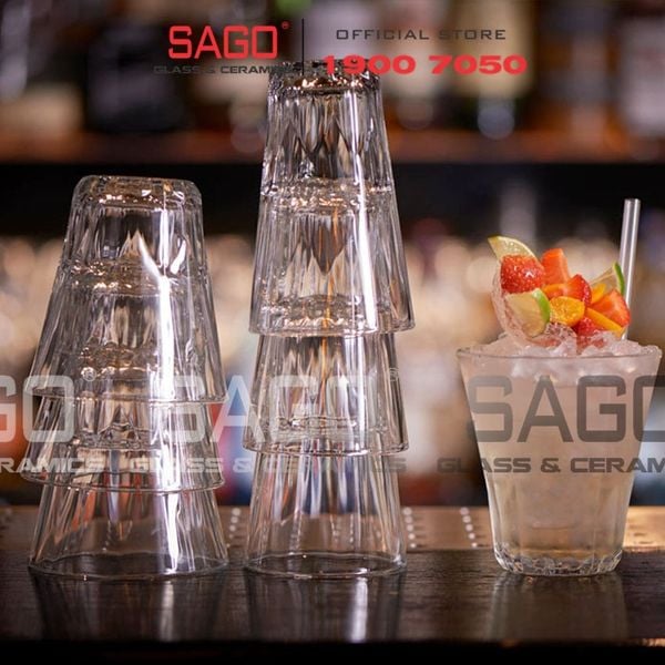  LIBBEY 15795 - Ly Thủy Tinh Libbey Brooklyn DOF 355ml | Thủy Tinh Cường Lực Cao Cấp 