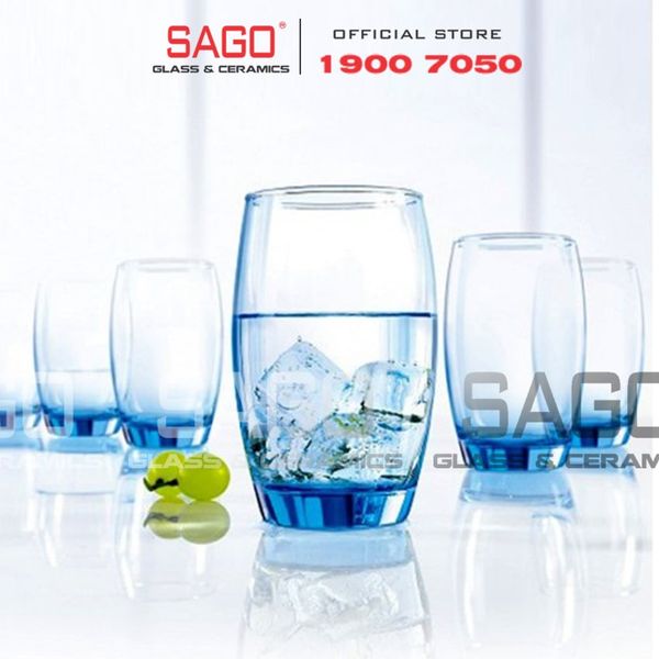  Luminarc J1585 - Ly Thủy Tinh Luminarc Salto Ice Blue 350ml | Thủy Tinh Cao Cấp 