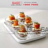  Ocean P03720 - Ly Thủy Tinh Ocean Verrine Shallow Bowl Glass 3'' | Nhập Khẩu Thái Lan 