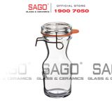  Luigi Bormioli 11963 - Chai thủy tinh Pha Lê Luigi Bormioli LOCK EAT CARAF C/TAPPO Crystal Glasses 343ml | Nhập Khẩu Italy 