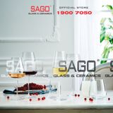  Luigi Bormioli A12736 - Ly thủy tinh Pha Lê Luigi Bormioli Meravigliosi Barolo Shiraz Crystal Glasses 750ml | Nhập Khẩu Italy 