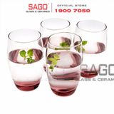  Luminarc J5385 - Ly Thủy Tinh Luminarc Salto Ice Pink 350ml | Thủy Tinh Cao Cấp 