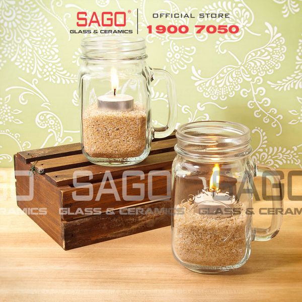  LIBBEY 97085 - Ly Thủy Tinh Libbey Drinking Jar 473ml | Thủy Tinh Cao Cấp 