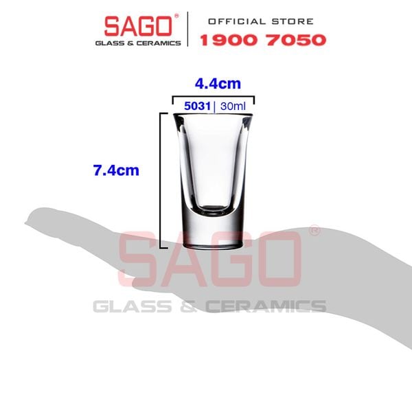  LIBBEY 5031 - Ly Thủy Tinh Libbey Tall Shot Glass 30ml | Thủy Tinh Cao Cấp 