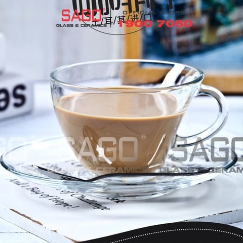  Pasabahce 98396 - Bộ Tách Cafe Pasabahce Penguen Caffe Latte 215ml | Nhập Khẩu Thổ Nhĩ Kỳ 