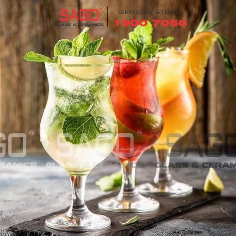  Pasabahce 44872 - Ly Thủy Tinh Pasabahce Capri Poco Hurricane Glass 380ml | Nhập Khẩu Thổ Nhĩ Kỳ 