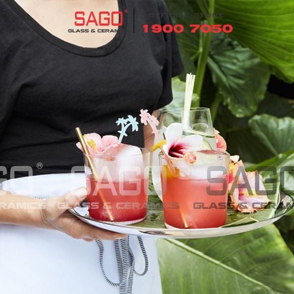  LIBBEY 250107 - Ly Thủy Tinh Libbey Cidra Water 370ml | Nhập Khẩu E.U 
