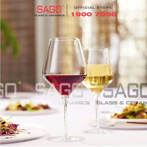  LIBBEY 9323 - Ly Thủy Tinh Libbey Prism Wine 16 Oz 473ml | Nhập Khẩu USA 