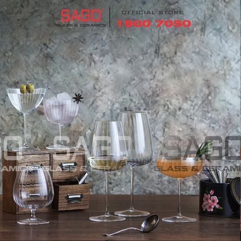  Luigi Bormioli 13161/01 - Ly thủy tinh Pha Lê Luigi Bormioli Speakeasy Swing Fizz Crystal Glasses 270ml | Nhập Khẩu Italy 